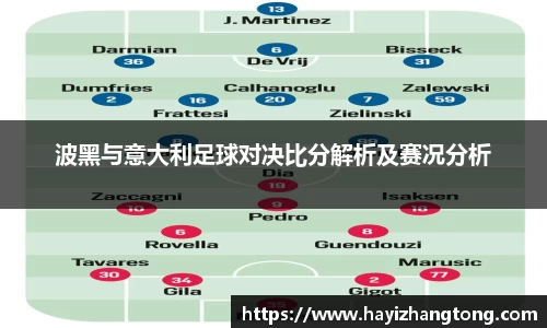 波黑与意大利足球对决比分解析及赛况分析